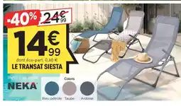 Centrakor Le transat siesta offre