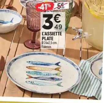 Centrakor L'assiette plate offre