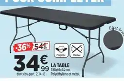 Centrakor La table offre