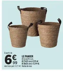Centrakor Le panier offre