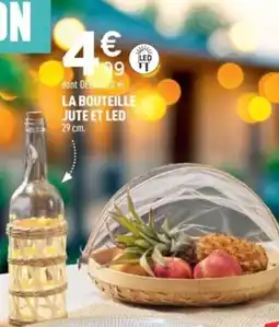 Centrakor La bouteille jute et led offre