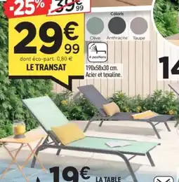 Centrakor La transat offre