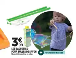 Centrakor Les baguettes pour bulles de savon offre