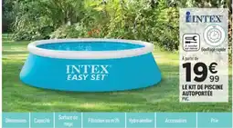 Centrakor INTEX Le kit de piscine autoportée pvc. offre