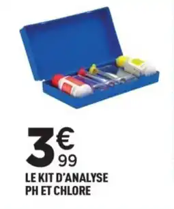 Centrakor Le kit d'analyse ph et chlore offre