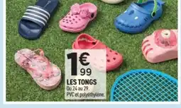 Centrakor Les tongs offre
