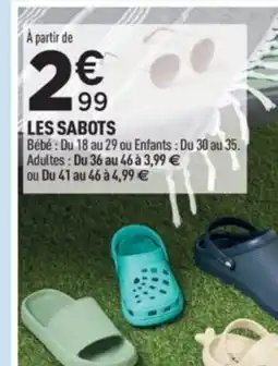 Centrakor Les sabots offre