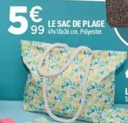 Centrakor Le sac de plage offre