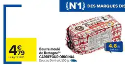 Carrefour Beurre moulé de Bretagne offre