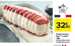 Carrefour Viande bovine filet à rôtir offre