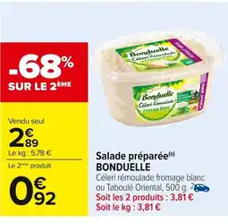 Carrefour BONDUELLE Salade préparée offre