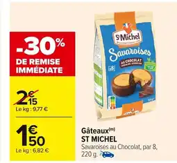 Carrefour ST MICHEL Gâteaux offre