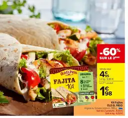 Carrefour OLD EL PASO Kit Fajitas offre