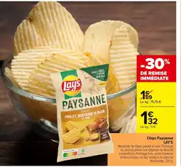 Carrefour LAY'S Chips Paysanne offre