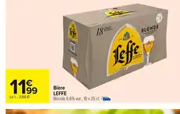 Carrefour LEFFE Bière offre