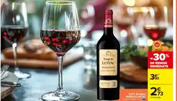 Carrefour BARON DE LESTAC A.O.P. Bordeaux offre