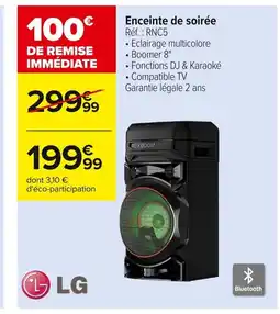 Carrefour LG Enceinte de soirée offre