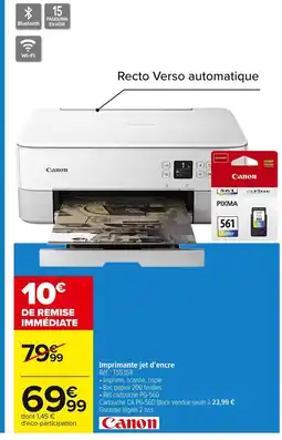 Carrefour CANON Imprimante jet d'encre offre