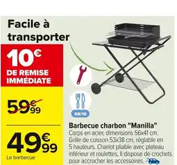 Carrefour Barbecue charbon Manilla offre