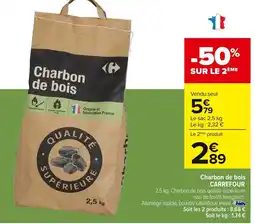 Carrefour CARREFOUR Charbon de bois offre