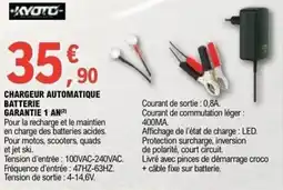 E.Leclerc L'Auto Chargeur automatique batterie garantie 1 an offre