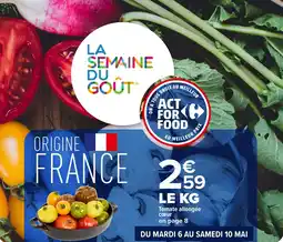 Carrefour Market Du mardi 6 au samedi 10 mai offre
