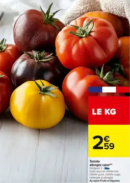 Carrefour Market Tomate allongée cœur offre