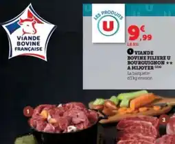 Super U Viande Bovine Filière U Bourguignon offre