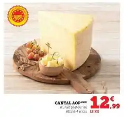 Super U Cantal AOP offre