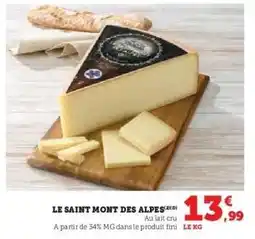 Super U LE SAINT MONT DES ALPES offre