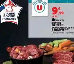 Hyper U Viande Bovine Filière U Bourguignon offre