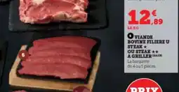 U Express Viande Bovine Filière U Steak offre