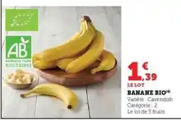 U Express Banane Bio offre