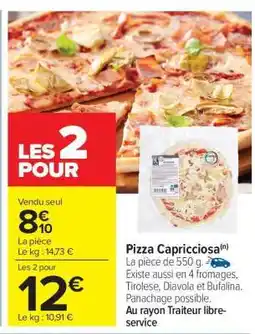 Carrefour Market Pizza Capricciosa offre
