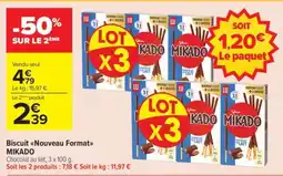 Carrefour Contact Biscuit Nouveau Format MIKADO offre