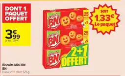 Carrefour Contact BISCUITS 'MINI BN' offre