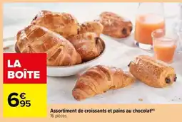 Carrefour Assortiment de croissants et pains au chocolat(e) offre