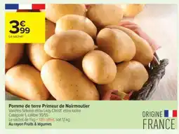 Carrefour Contact Pomme de terre Primeur de Noirmoutier offre