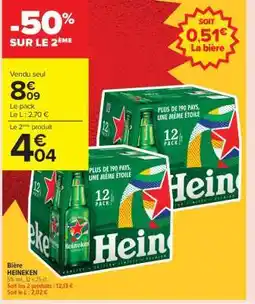 Carrefour Contact BIÈRE “HEINEKEN” offre