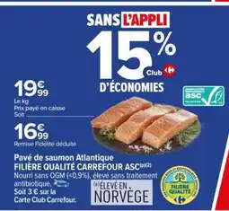 Carrefour Pavé De Saumon Atlantique offre