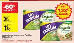 Carrefour Contact Macédoine de légumes Lot Familial BONDUELLE offre