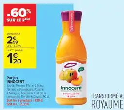 Carrefour Contact Pur jus INNOCENT offre