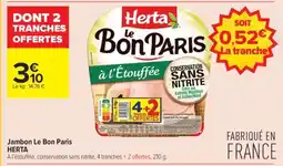 Carrefour Contact Jambon Le Bon Paris offre
