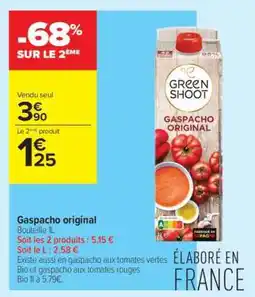 Carrefour Contact Gaspacho original offre