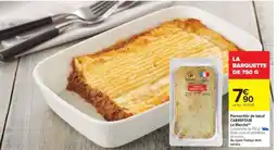 Carrefour Parmentier de boeuf CARREFOUR La Marché offre