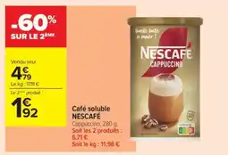 Carrefour Contact Café Soluble Nescafé offre