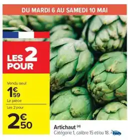 Carrefour ARTICHAUT offre
