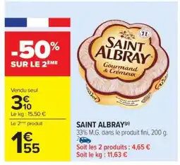 Carrefour SAINT ALBRAY offre