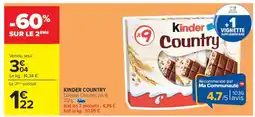 Carrefour KINDER COUNTRY offre