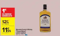Carrefour Blended Scotch Whisky Finest Blend LOCH CASTLE offre